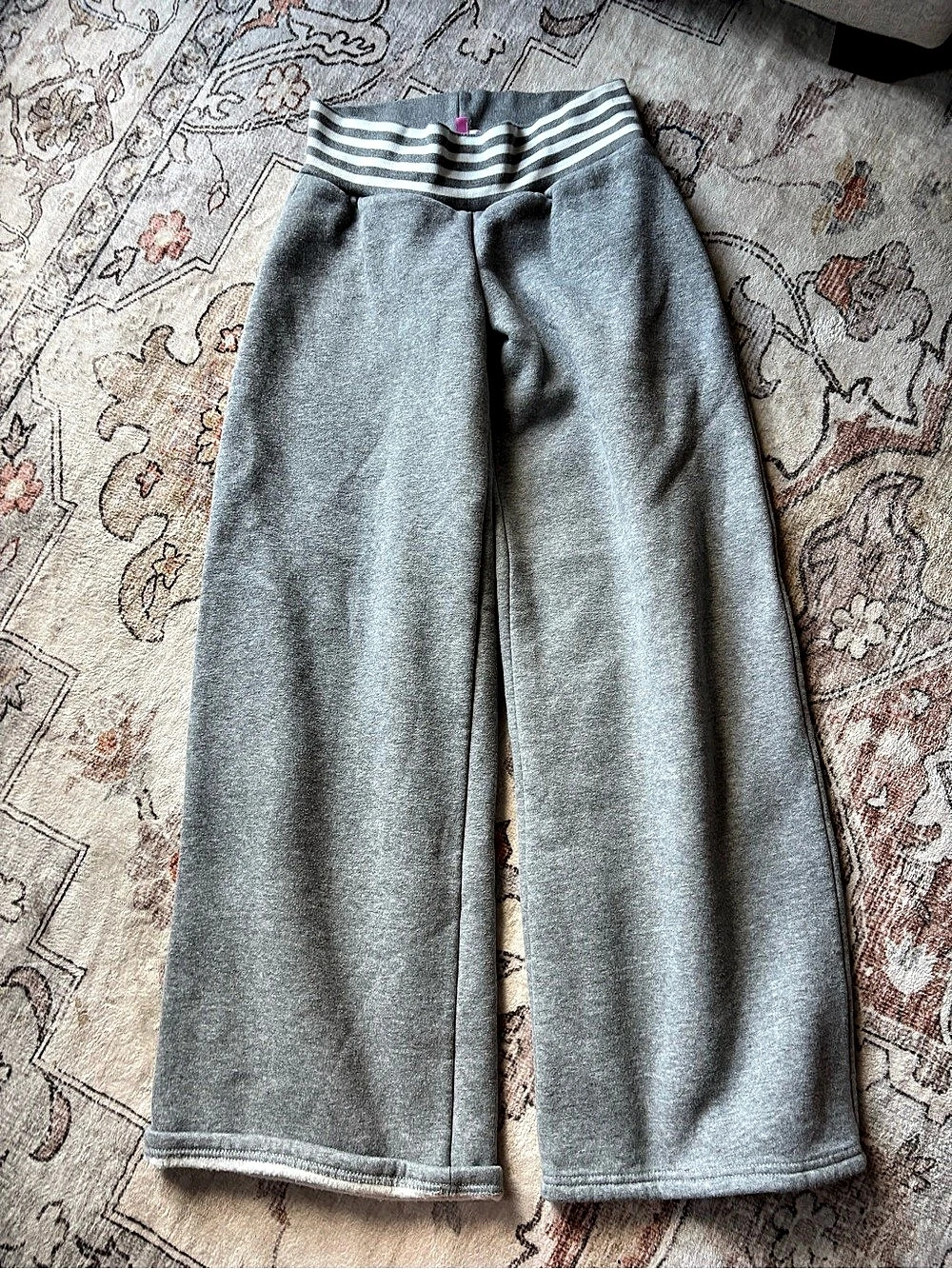 Edikted Wide Leg Gray Pants Size XS Like New